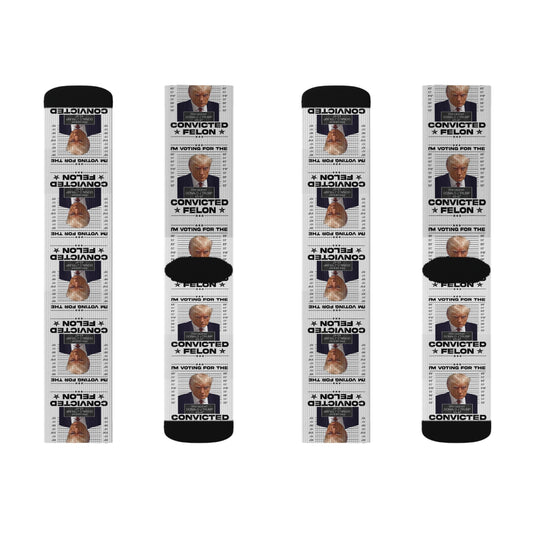 Trump Mug Shot Socks