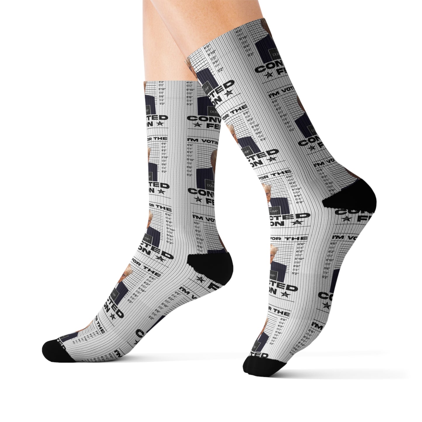 Trump Mug Shot Socks